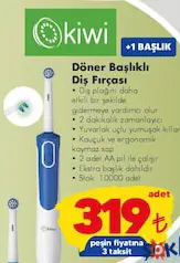 KİWİ DÖNER BAŞLIKLI DİŞ FIRÇASI
